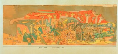 Gecultiveerde berg door Paul Klee