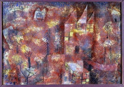 Landschap met het kind door Paul Klee