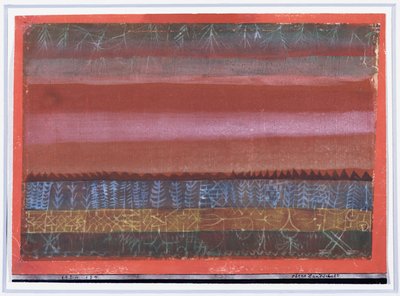 Gelaagd landschap door Paul Klee