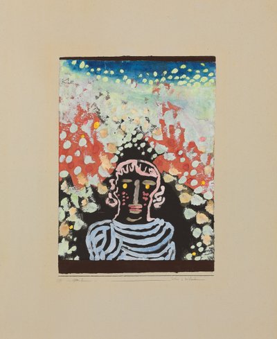 Portret in de Prieel door Paul Klee