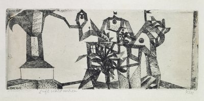 Klein kasteel in de lucht door Paul Klee