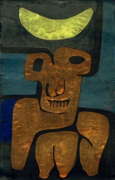 Luna de barbaren door Paul Klee