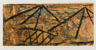 Mit dem Wasserträger, 1920 door Paul Klee