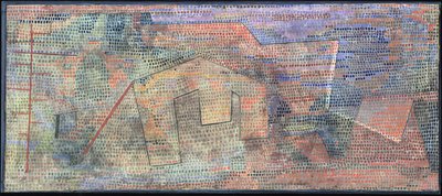 Gedempte hardheden 1931 (nr. 282) door Paul Klee