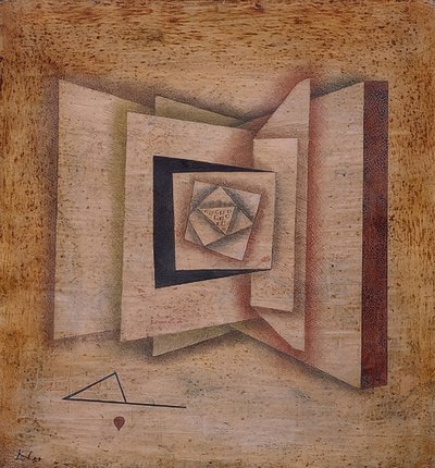 Open boek. 1930 door Paul Klee
