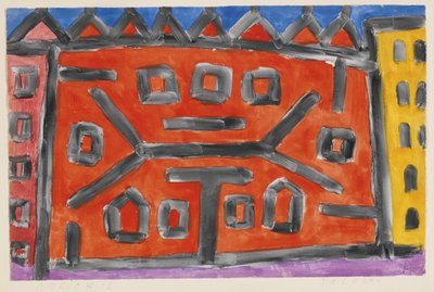 Paläste, 1940 door Paul Klee