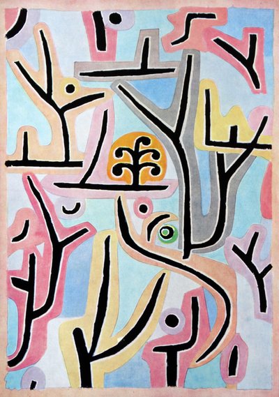 Park Bij Luzern door Paul Klee