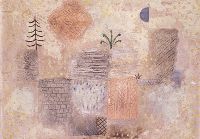 Park met de Koele Halve Maan door Paul Klee