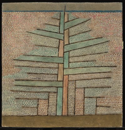 Pijnboom, 1932 door Paul Klee