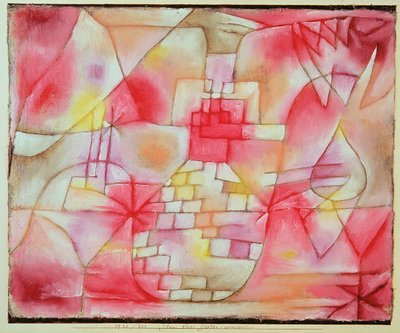 Plan voor tuinarchitectuur door Paul Klee