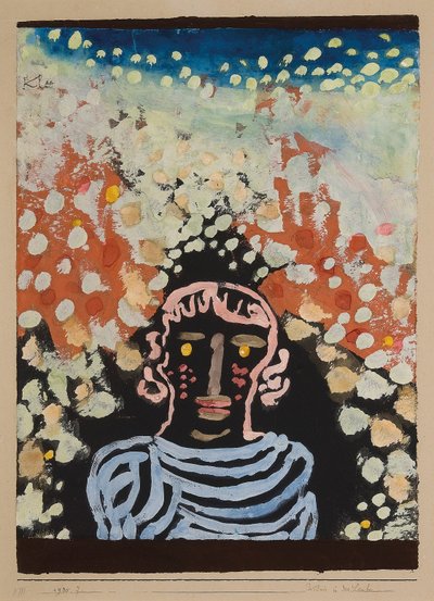 Portret in de Prieel door Paul Klee