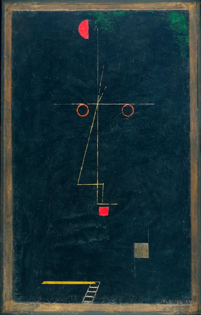 Portret van een koorddanser door Paul Klee
