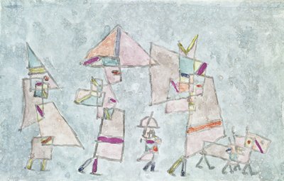 Promenade in het Oosten door Paul Klee