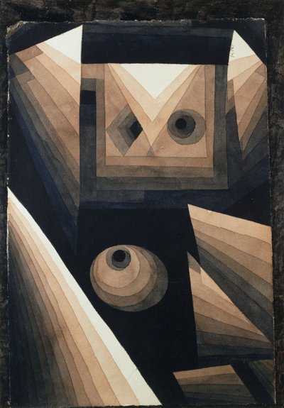 Rode gradatie door Paul Klee
