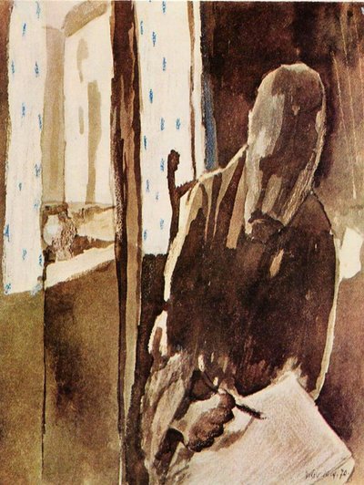Zelfportret door Paul Klee