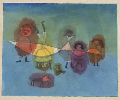 Kleine Kinderen door Paul Klee