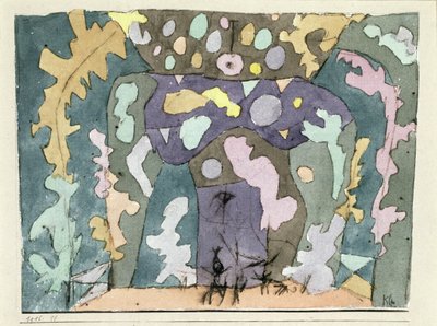Klein Toneel door Paul Klee