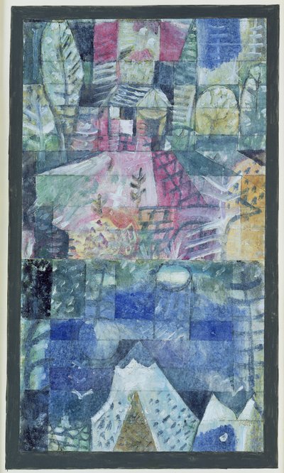 Souvenirfoto van een Reis door Paul Klee