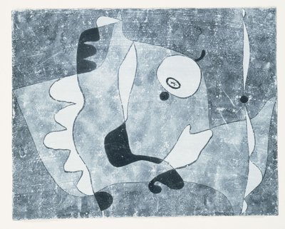 Stilleven met appel door Paul Klee