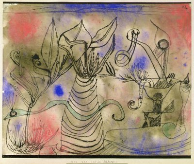 Stilleven met slang door Paul Klee
