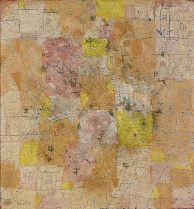 Suburbane idylle, 1926 door Paul Klee