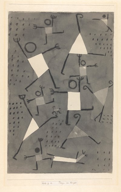Tänze vor Angst door Paul Klee