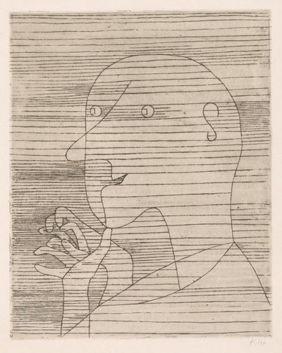 De Rekenende Oude Man door Paul Klee