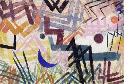 De Kracht van Spel in een Lech-landschap door Paul Klee