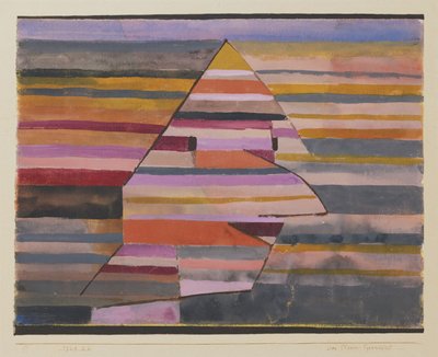 De piramide clown door Paul Klee