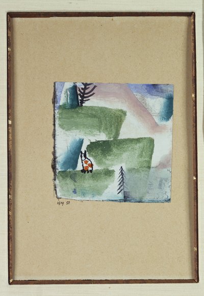 Het Territorium van een Kater door Paul Klee