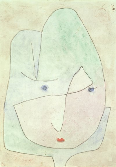 Deze Bloem staat op het punt te verwelken door Paul Klee