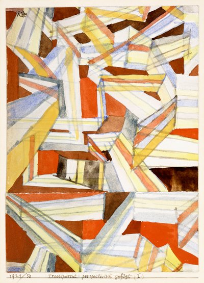 Transparant-perspectief punt door Paul Klee