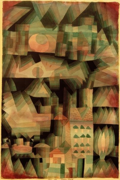Droomstad door Paul Klee