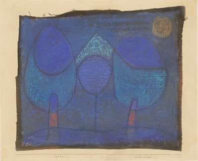 Bomen bij het water, 1933 door Paul Klee