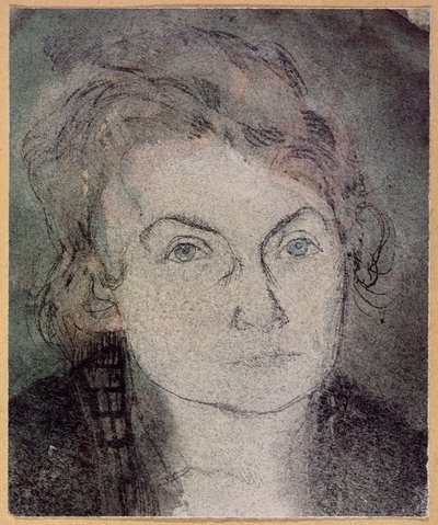 Zonder titel (Lily Klee-Stumpf) c.1906 door Paul Klee