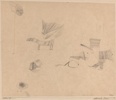 Verhexte Tiere door Paul Klee