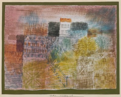 Vorfrühling in H. (Vroege Lente in H.), 1925 door Paul Klee