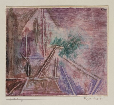 Wege Im Sand II door Paul Klee