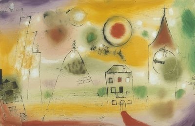 Winterdag, kort voor de middag door Paul Klee