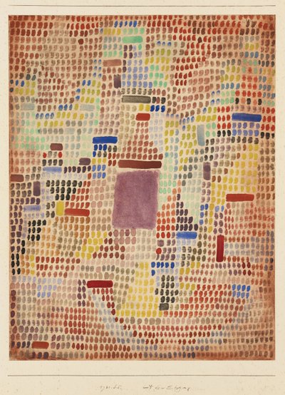 Met de ingang door Paul Klee