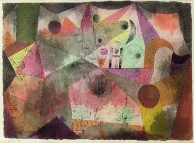 Met de H door Paul Klee