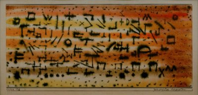 Vernietigd Egypte door Paul Klee