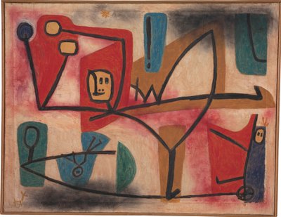 Übermut, 1939 door Paul Klee