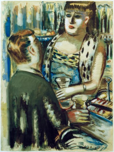 Paar aan de bar door Paul Kleinschmidt