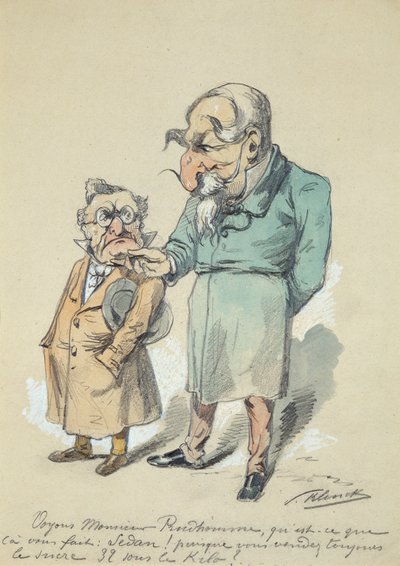 Monsieur Prudhomme en Napoleon III door Paul Klenck