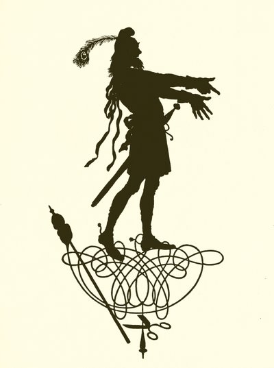 Een Midzomernachtsdroom, silhouet door Paul Konewka
