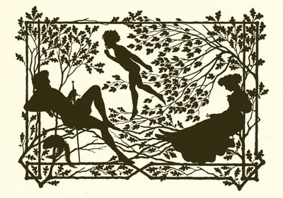 Een Midzomernachtsdroom, silhouet door Paul Konewka