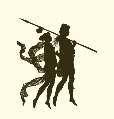 Een Midzomernachtsdroom, silhouet door Paul Konewka