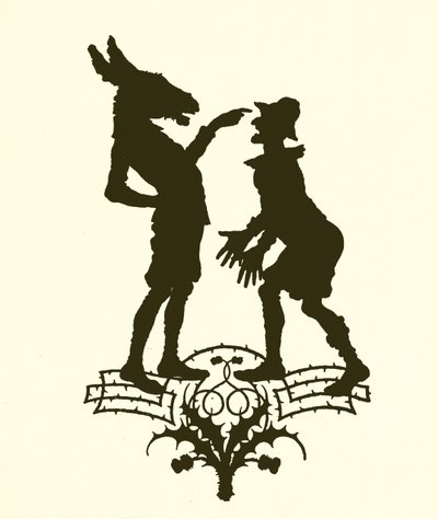 Een midzomernachtsdroom, silhouet door Paul Konewka