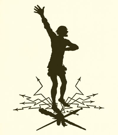 Een Midzomernachtsdroom, silhouet door Paul Konewka